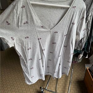 Old Navy White Relaxed Short Sleeve T-Shirt